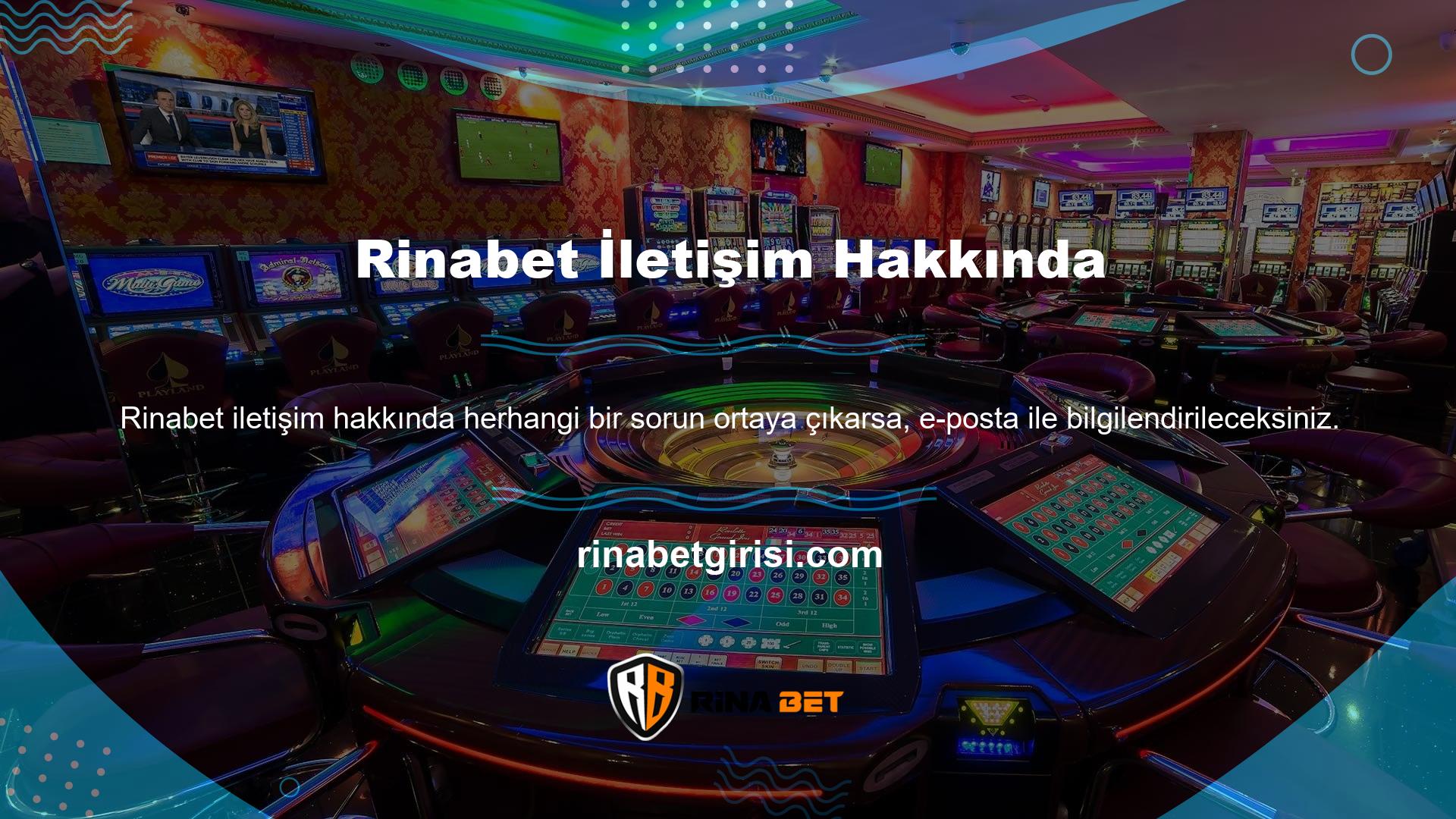Rinabet sitesi “Rinabet şikayetleri” gibi bir şikayet bildirimi açmak tamamen farklıdır